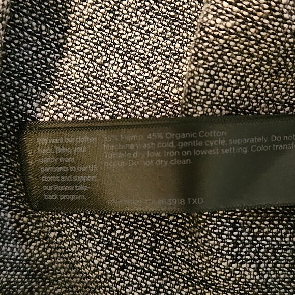 Eileen Fisher Tweedy Hemp Organic Cotton Jacket Blazer Shirt Gray XL Relaxed Fit - Picture 4 of 8